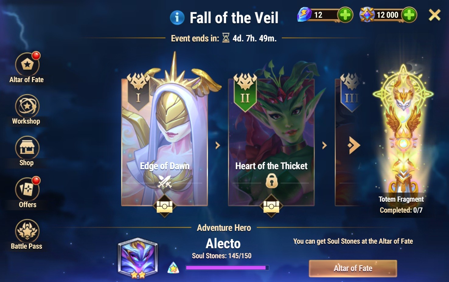fall of the veil